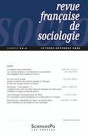 Revue française de sociologie 64-4